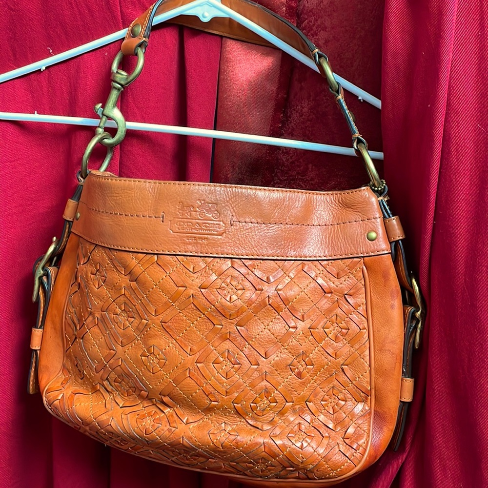 Coach leather bag